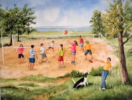 Jeux sur la plage