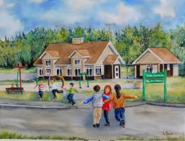 Parc Molson - St-Sauveur - 16"x12"
