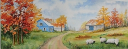 Par une belle journée - 6"x16"