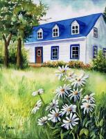 Marguerites - 10"x8"