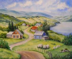 Coin de paradis - 24"x30"