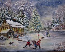 Mon beau sapin - 16"x20" - VENDU