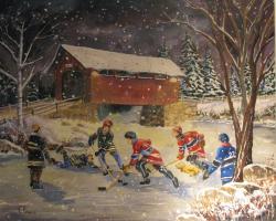 Fièvre du hockey - 16"x20" - VENDU