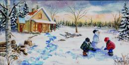 Beau bonhomme - 6"x2"