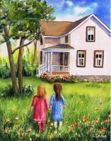 Les tites soeurs - 8"x10" - VENDU